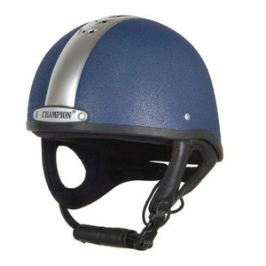 Champion Ventair Deluxe Riding Helmet - Blue/Silver Champion Ventair Deluxe Riding Helmet - Blue/Silver