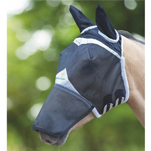 FlyGuard Pro Field Durable Fly Mask With Ears & Nose FlyGuard Pro Field Durable Fly Mask With Ears & Nose