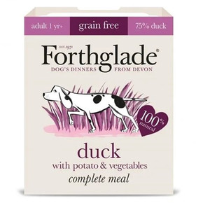 Forthglade Grain Free Duck, Potato & Veg - Adult (1yr +) - 395g Forthglade Grain Free Duck, Potato & Veg - Adult (1yr +) - 395g