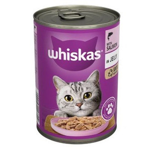 Whiskas 1+ Cat Tin With Chicken In Jelly 400g Whiskas 1+ Cat Tin With Chicken In Jelly 400g