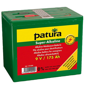 Patura 9V Super Alkaline Battery for Energisers Patura 9V Super Alkaline Battery for Energisers