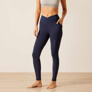Ariat Womens Chic Half Grip Tights - Navy Eclipse Ariat Womens Chic Half Grip Tights - Navy Eclipse