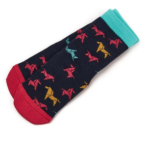 Tikaboo Ankle Socks - Pink Horse Tikaboo Ankle Socks - Pink Horse