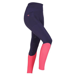 Aubrion Rhythm Mesh Riding Tights - Navy Aubrion Rhythm Mesh Riding Tights - Navy
