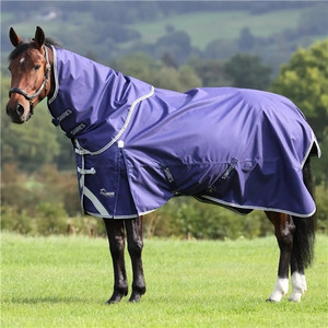 Highlander Original Lite Turnout Rug & Neck Set - Navy Highlander Original Lite Turnout Rug & Neck Set - Navy