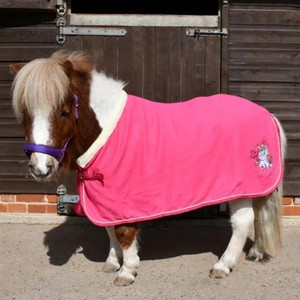 Rhinegold Unicorn Mini Embroidered Fleece Rug Rhinegold Unicorn Mini Embroidered Fleece Rug