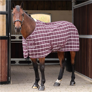 Tempest Original Stable Sheet - Maroon Check Tempest Original Stable Sheet - Maroon Check