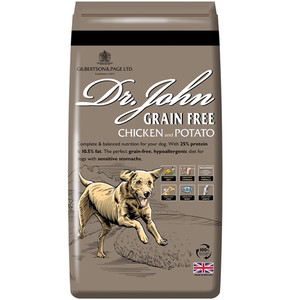 Dr John Grain Free Chicken & Potato Dry Dog Food - 2kg Dr John Grain Free Chicken & Potato Dry Dog Food - 2kg