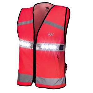 Woofwear LED Riding Vest - Pink
