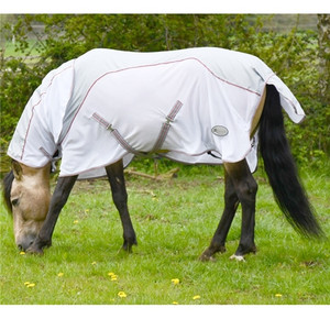 Rhinegold Mombasa Showerproof Topline Fly Rug With Detachable Neck Cover