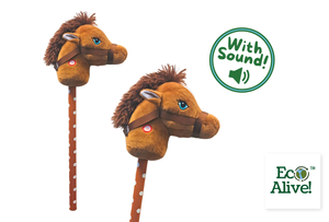 Soft Hobby Horse - With Sound