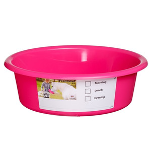 VPlast 6lt Feed Bowl with Label & Lid