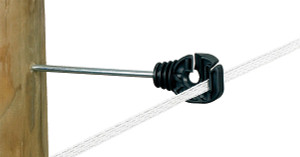 Patura Rope and Tape Insulator, with Long Shaft - Wood Thread - 20mm Patura Rope and Tape Insulator, with Long Shaft - Wood Thread - 20mm