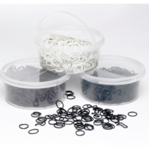 Lincoln Plaiting Bands In Half Open Container