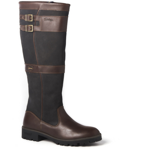 Dubarry Longford Ladies Leather Boot Black/Brown Dubarry Longford Ladies Leather Boot Black/Brown