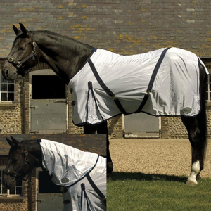 Rhinegold Fly Rug with Detachable Neck Cover Rhinegold Fly Rug with Detachable Neck Cover