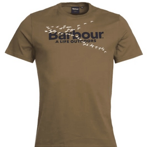 Barbour Outdoor Tee - Mid Olive