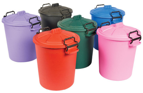 Saddlers 50L Heavy Duty Dustbin with Lid