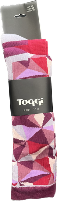 Toggi Womens Geometric Horse Print Socks
