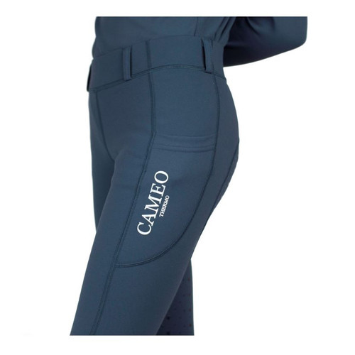 Cameo Equine Junior Thermo Tights - Pewter
