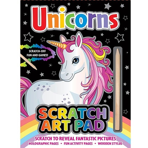 Scratch Art Pad - Unicorns