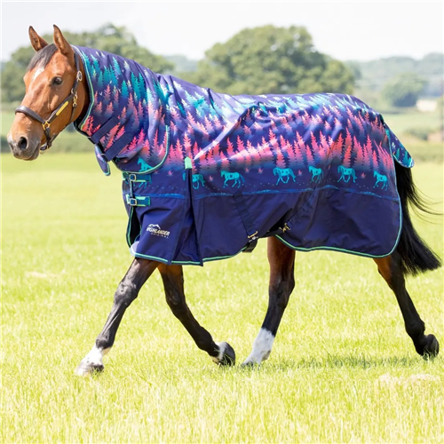 Highlander Original 200 Turnout Combo Rug - Navy Forest