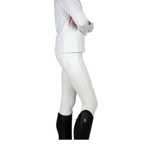 Cameo Equine Junior Core Collection Tights - White