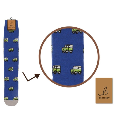 Bartleby Mens Funky Welly Socks