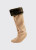 Dubarry Faux Ladies Fur Boot Liners - Elk
