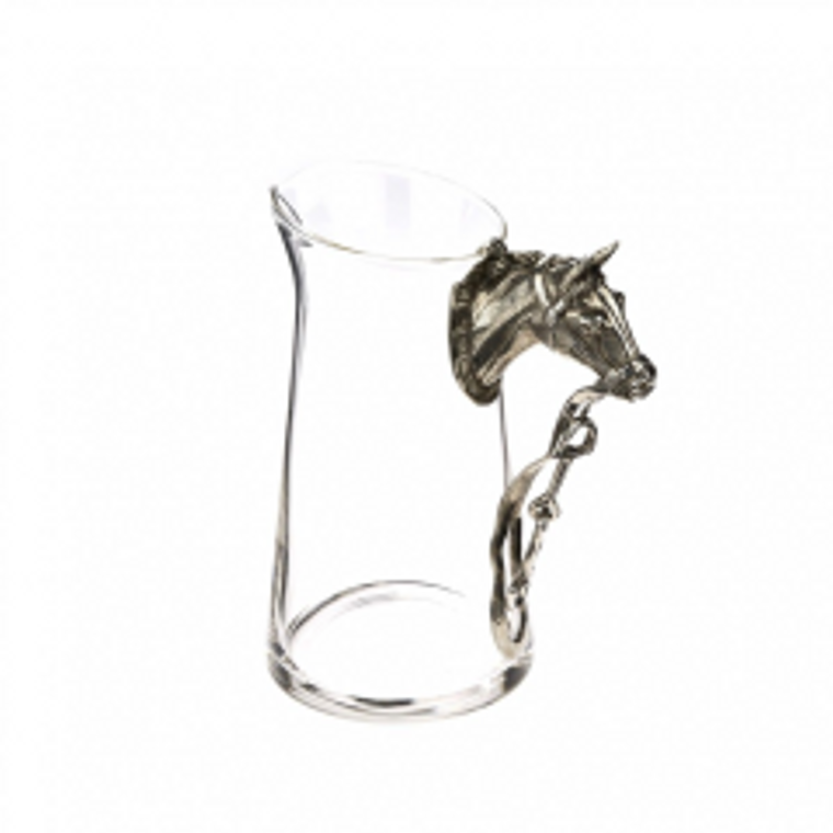 Orchid Designs Glass Jug Horse With Bridle
