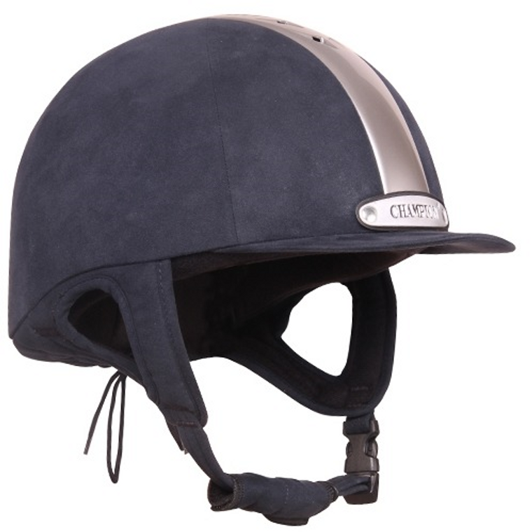 Champion Ventair Riding Hat - Navy/Silver