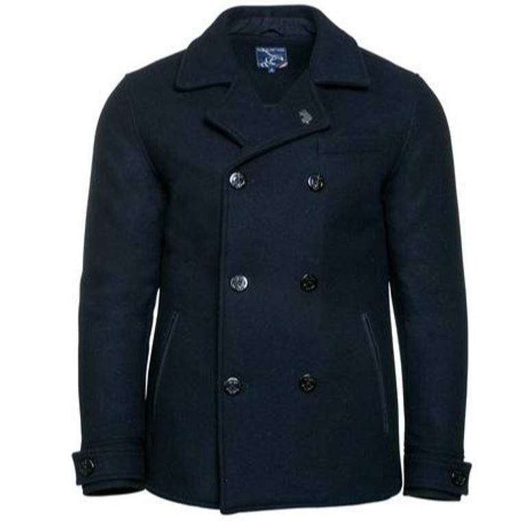 Raging Bull Melton Peacoat - Navy