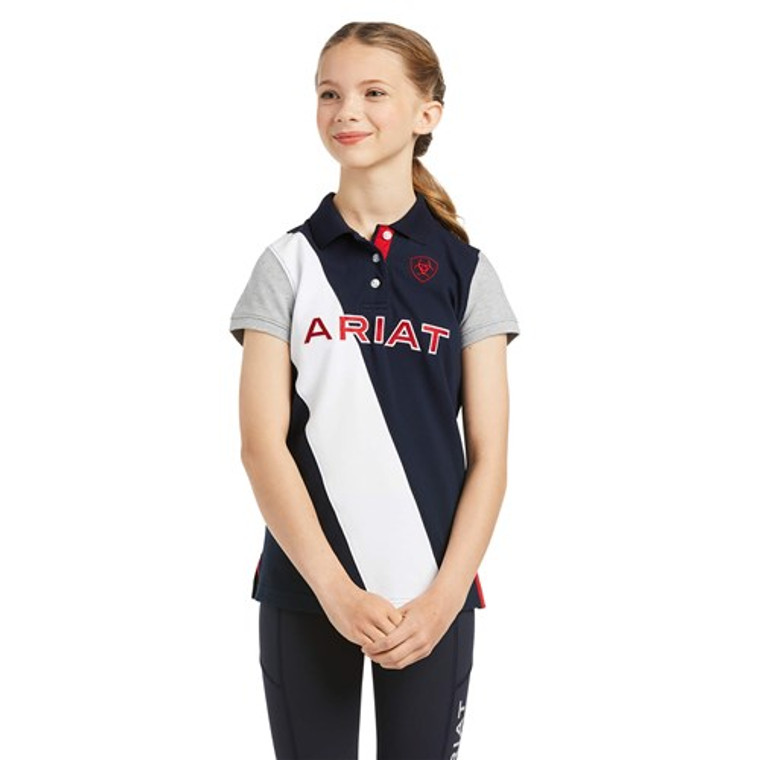 Ariat Kids Taryn Button Polo Shirt