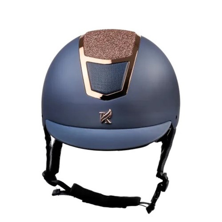 Karben Valentina Riding Hat - Navy/Rose Gold