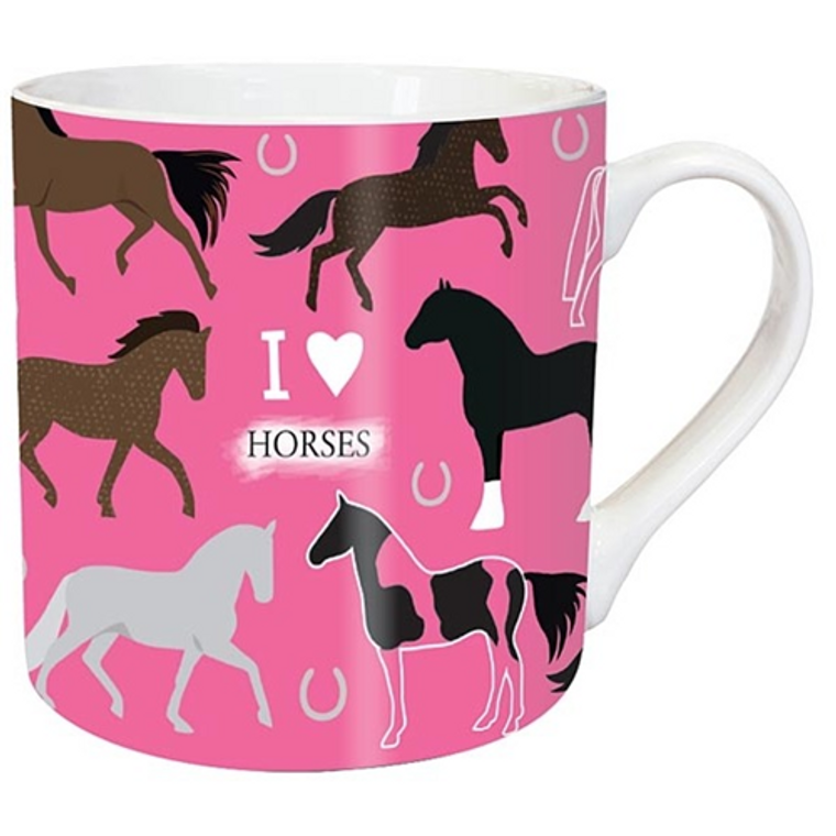 Chunky Mug - I Love Horses