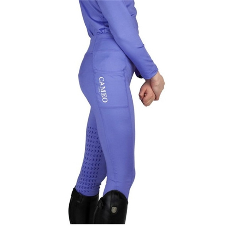 Cameo Equine Junior Core Collection Tights - Purple