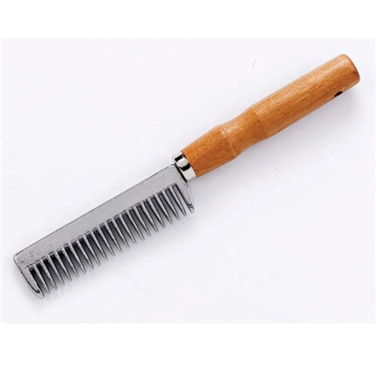 Lincoln Tail Comb With Wooden Handle