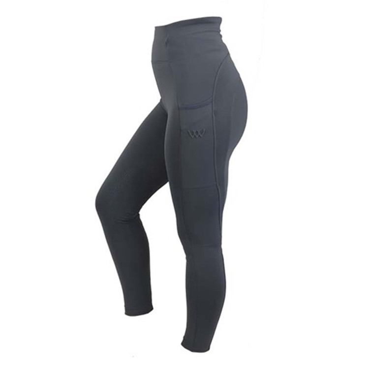 Woof Wear Original Knee Patch Riding Tights - Slate