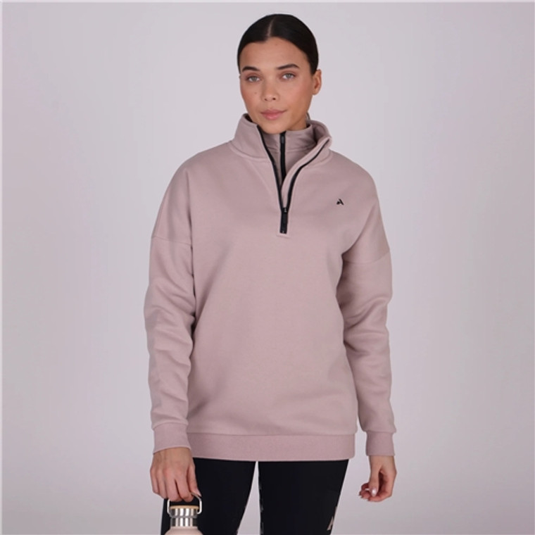 Aubrion React Half Zip Sweatshirt - Sand