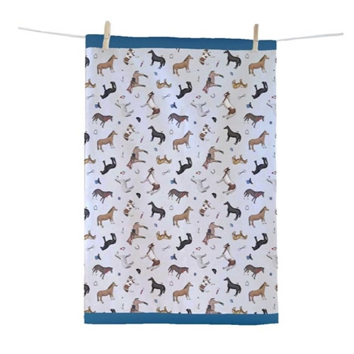 Elico Tea Towel: Horses