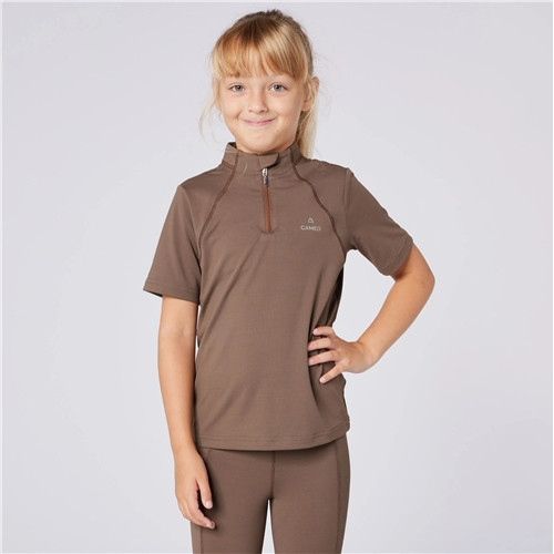 Cameo Equine Short Sleeved Baselayer - Mocha