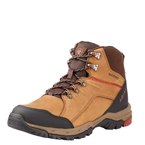 Ariat Men's Skyline Mid Waterproof Boot - Distressed Brown