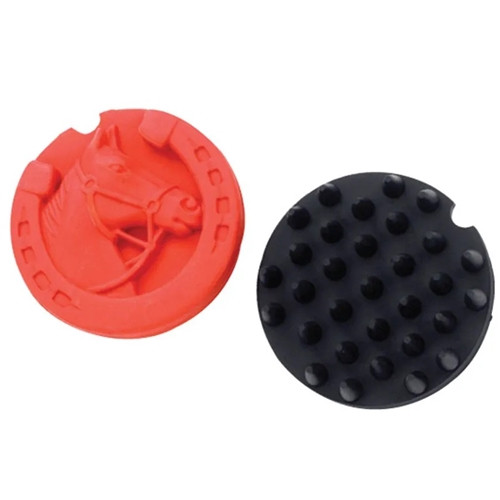 Lincoln Horse Head Rubber Curry Comb