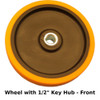 BaneBots Wheel, 2-7/8" x 0.8", Hub Mount, 30A, Green