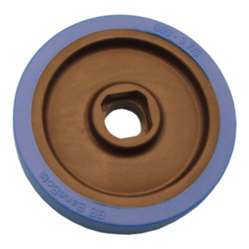 BaneBots Wheel, 3-7/8" x 0.8", Hub Mount, 50A, Blue BaneBots Wheel, 3-7/8" x 0.8", Hub Mount, 50A, Blue