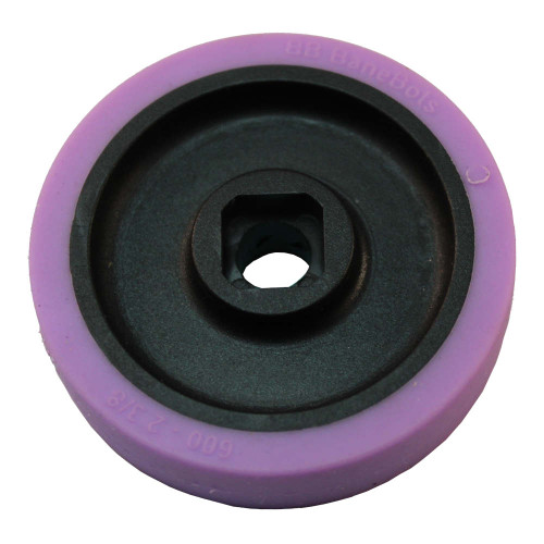 BaneBots T6 Wheel, 2-3/8" x 0.6", Hub Mount, 20A, Purple BaneBots T6 Wheel, 2-3/8" x 0.6", Hub Mount, 20A, Purple