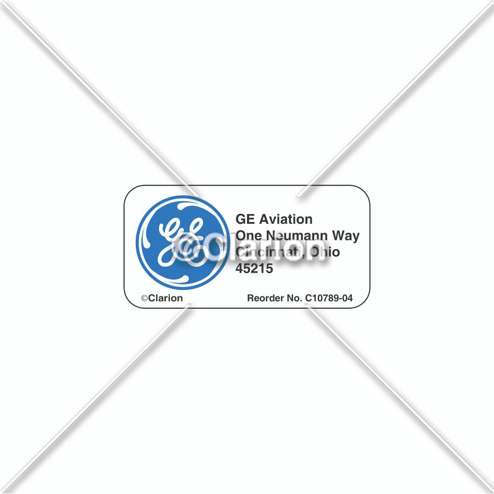 GE Symbol (C10789-04) label