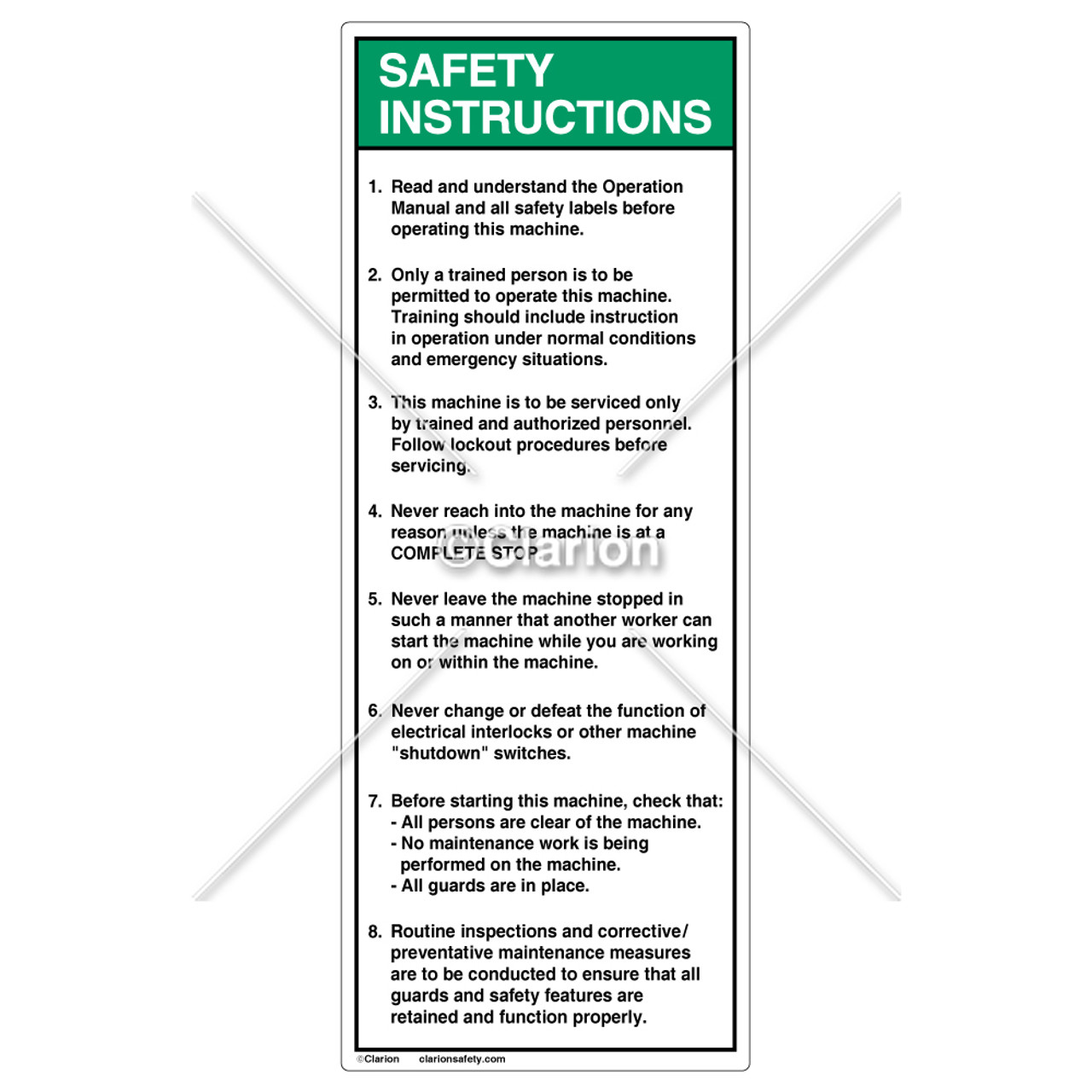 Safety Instructions/Read and Understand (7002-DRSVB-58) label safety-instructions-read-and-understand-7002-drsvb-58-label