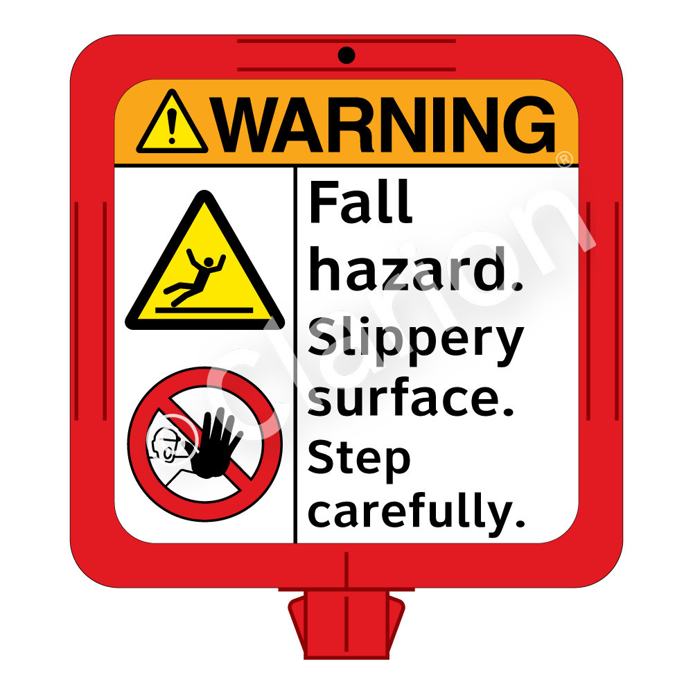 Warning Fall Hazard F1287 Sign Warning Fall Hazard F1287 Sign