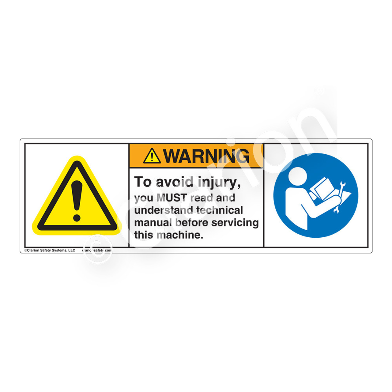 Warning/To Avoid Injury (H6014/6127-PAWH) Label